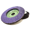 Purple Ceramic Flap Disc – Metal Backing 