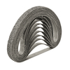 Black Silicon Carbide Sanding Belt 10 x 330 mm