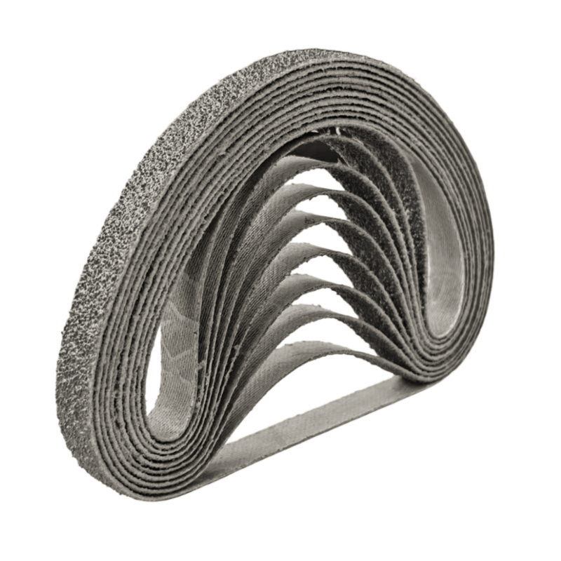 Black Silicon Carbide Sanding Belt 10 x 330 mm