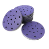 Purple Ceramic 17 Holes 150mm Sanding Disc 