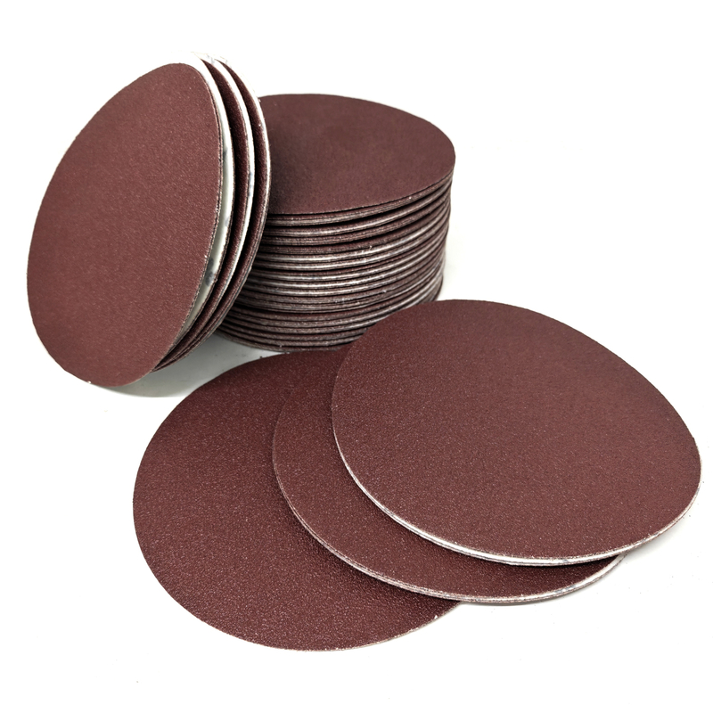 Red Aluminum Oxide 125mm Velcro Sanding Disc 