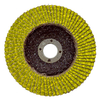 Yellow Ceramic Flap Disc – Fiber Backing