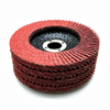 Red Ceramic Flap Disc – Fiber Backing