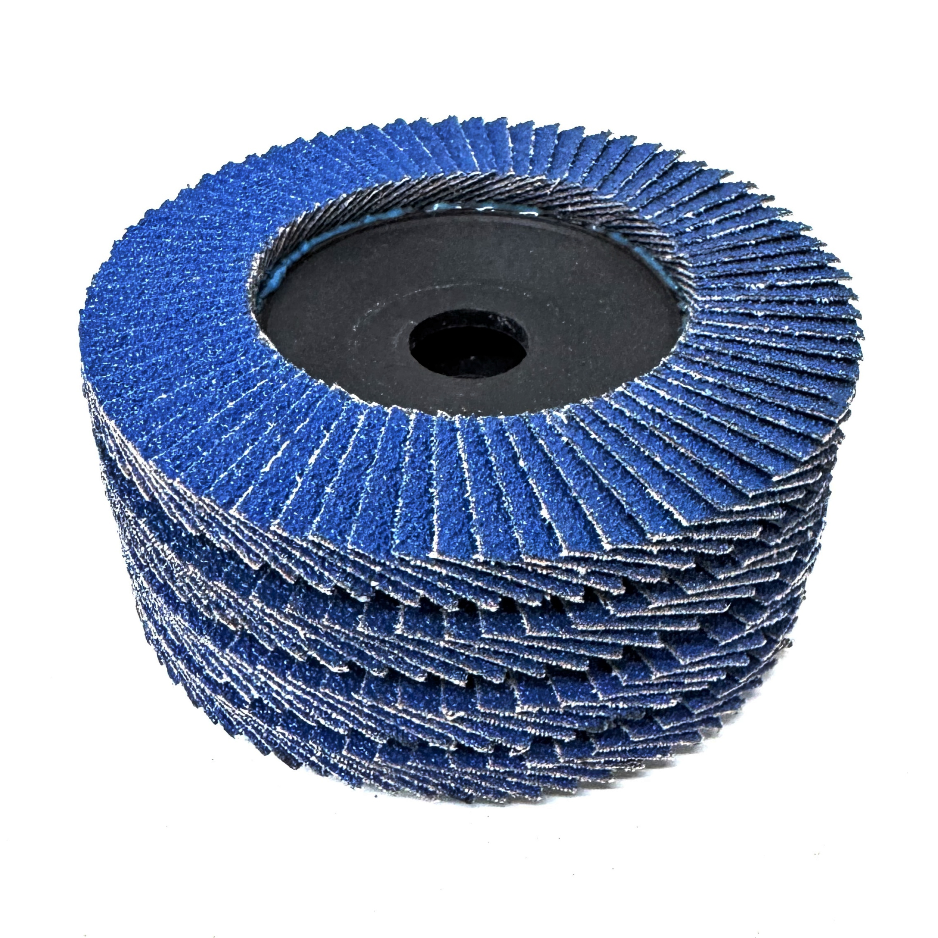 Blue Aluminum Oxide Flap Disc - Plastic Backing