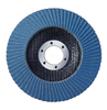 Blue Aluminum Oxide Flap Disc – Fiber Backing