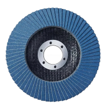 Blue Aluminum Oxide Flap Disc – Fiber Backing