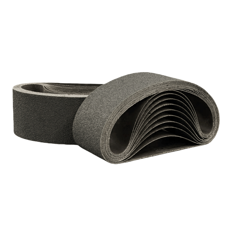 Black Silicon Carbide Sanding Belt 75 x 533 mm