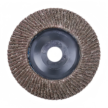 Brown Aluminum Oxide Flap Disc - Plastic Backing