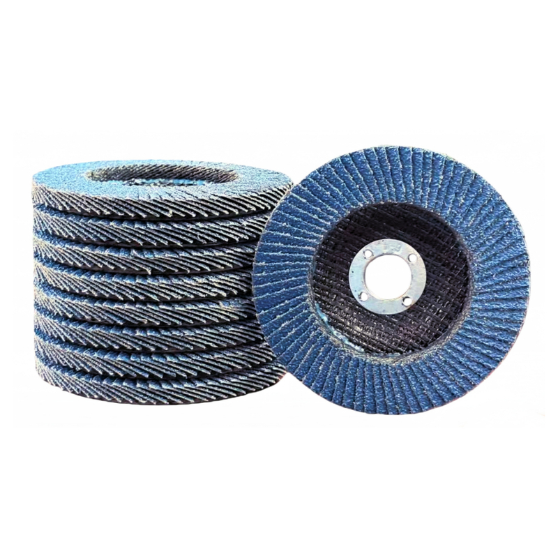Blue Aluminum Oxide Flap Disc – Fiber Backing