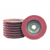 Red Aluminum Oxide Flap Disc - Metal Backing
