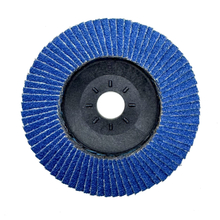 Blue Aluminum Oxide Flap Disc - Plastic Backing