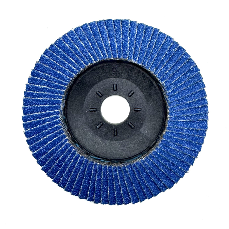 Blue Aluminum Oxide Flap Disc - Plastic Backing