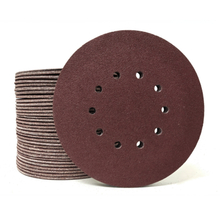 Red Aluminum Oxide 10 Holes 230mm Velcro Sanding Disc