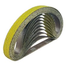 Yellow Ceramic Abrasive Sanding Belt 20 X 520 mm
