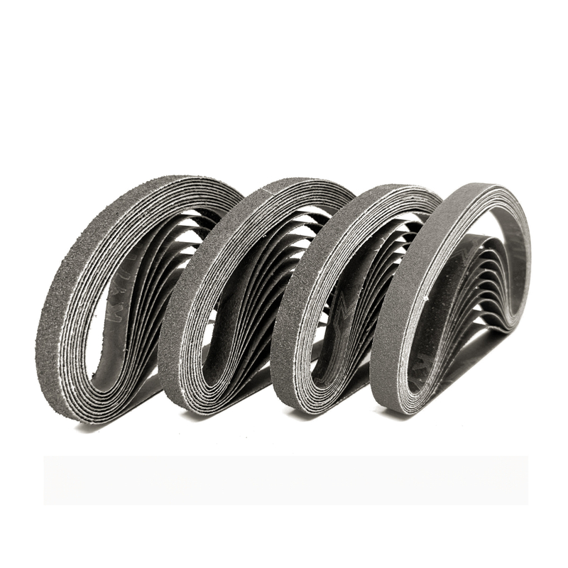 Black Silicon Carbide Sanding Belt 13 x 457 mm