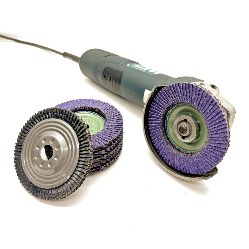 Purple Ceramic Flap Disc – Metal Backing 