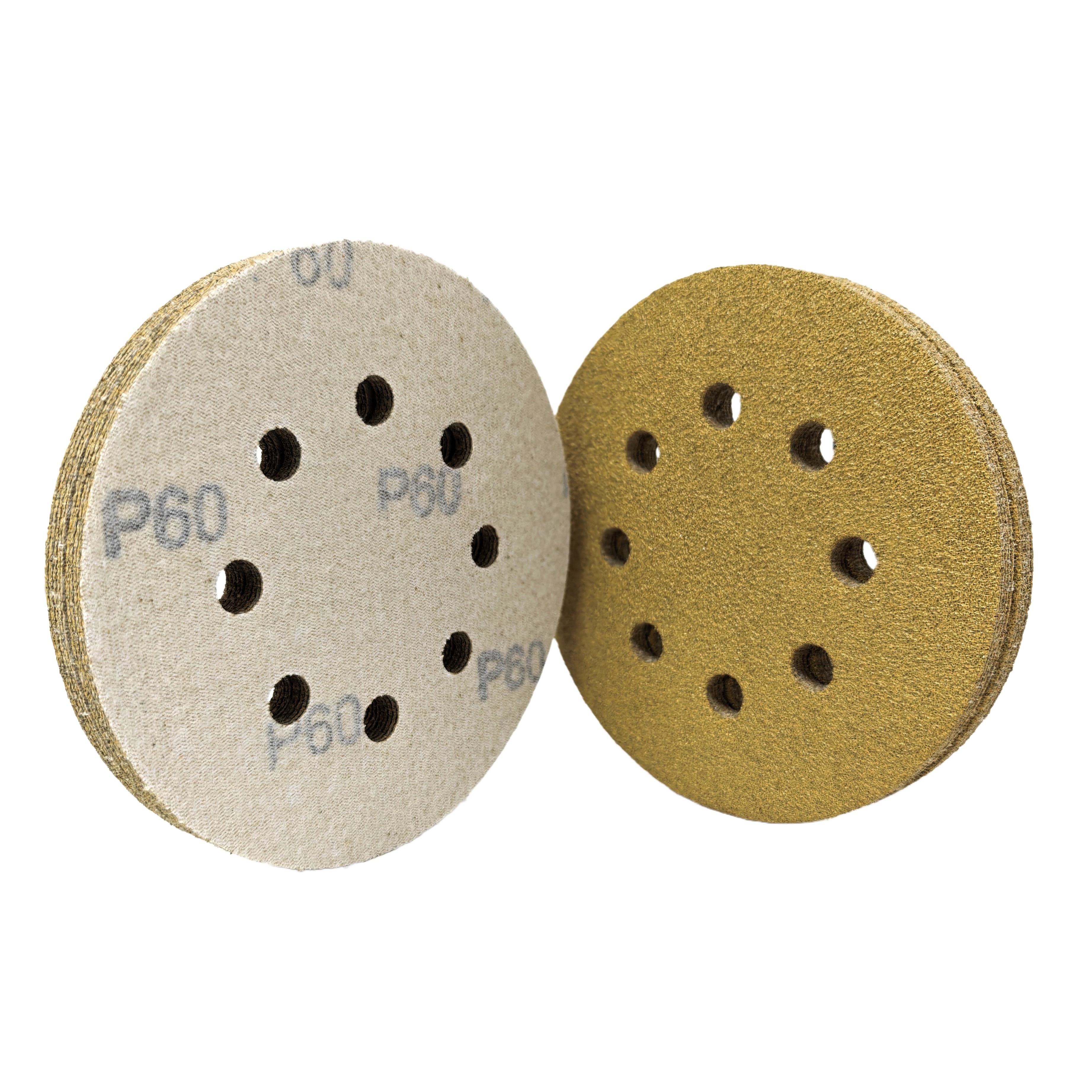 Yellow Ceramic 8 holes 125mm Sanding Disc