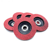 Red Aluminum Oxide Flap Disc – Fiber Backing
