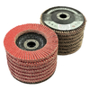 Red Ceramic Flap Disc – Fiber Backing