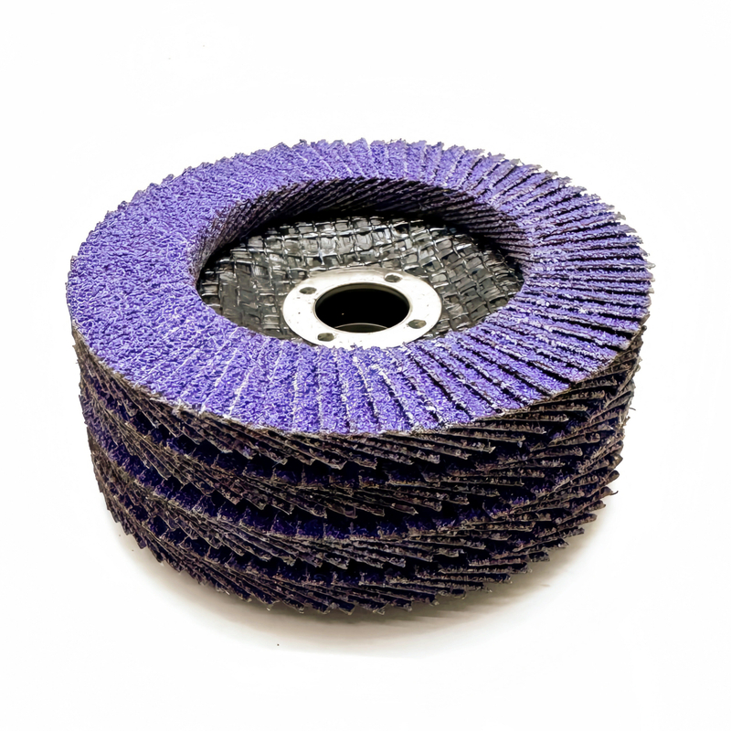 Purple Ceramic Flap Disc – Fiber Backing