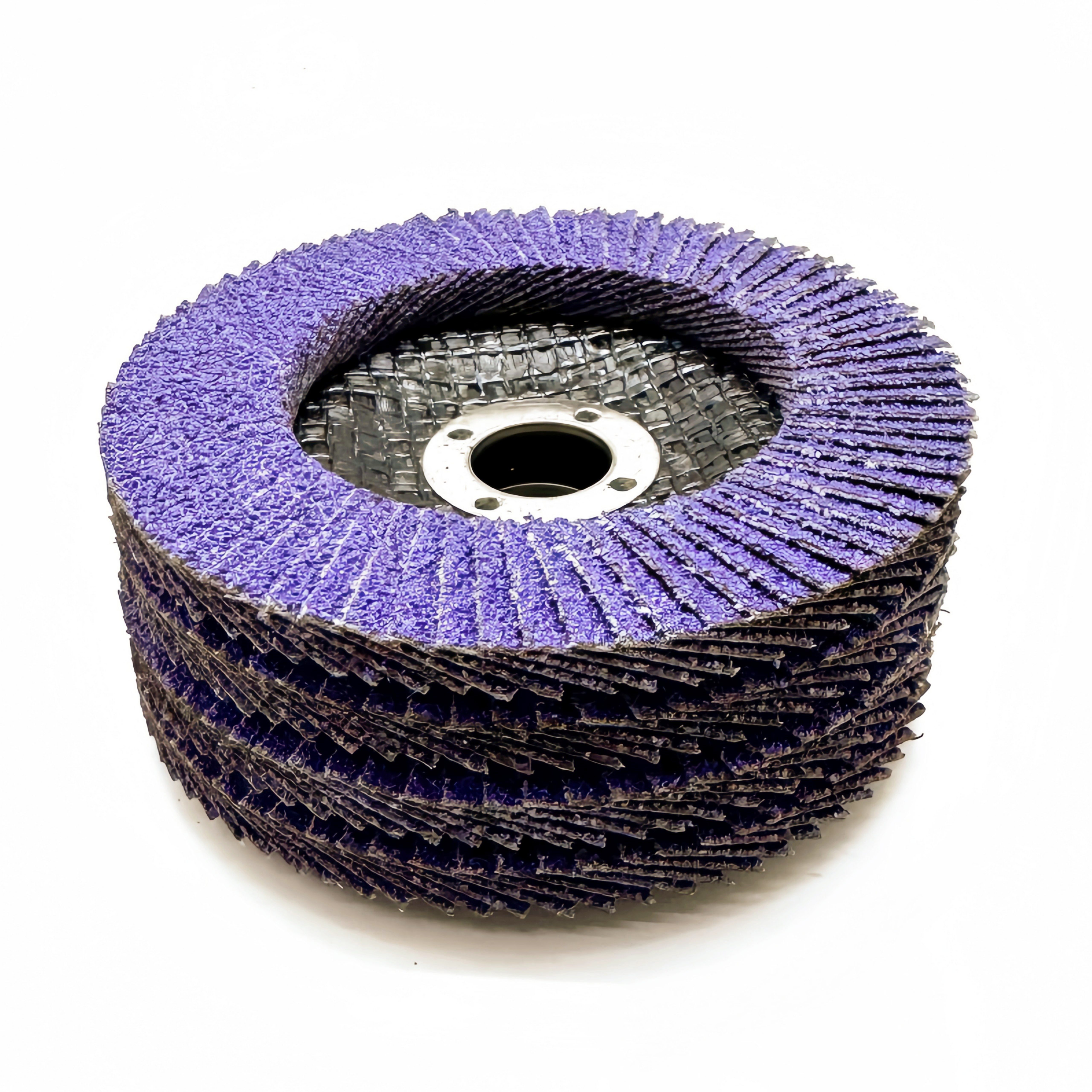 Purple Ceramic Flap Disc – Fiber Backing