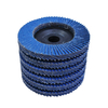 Blue Aluminum Oxide Flap Disc - Plastic Backing