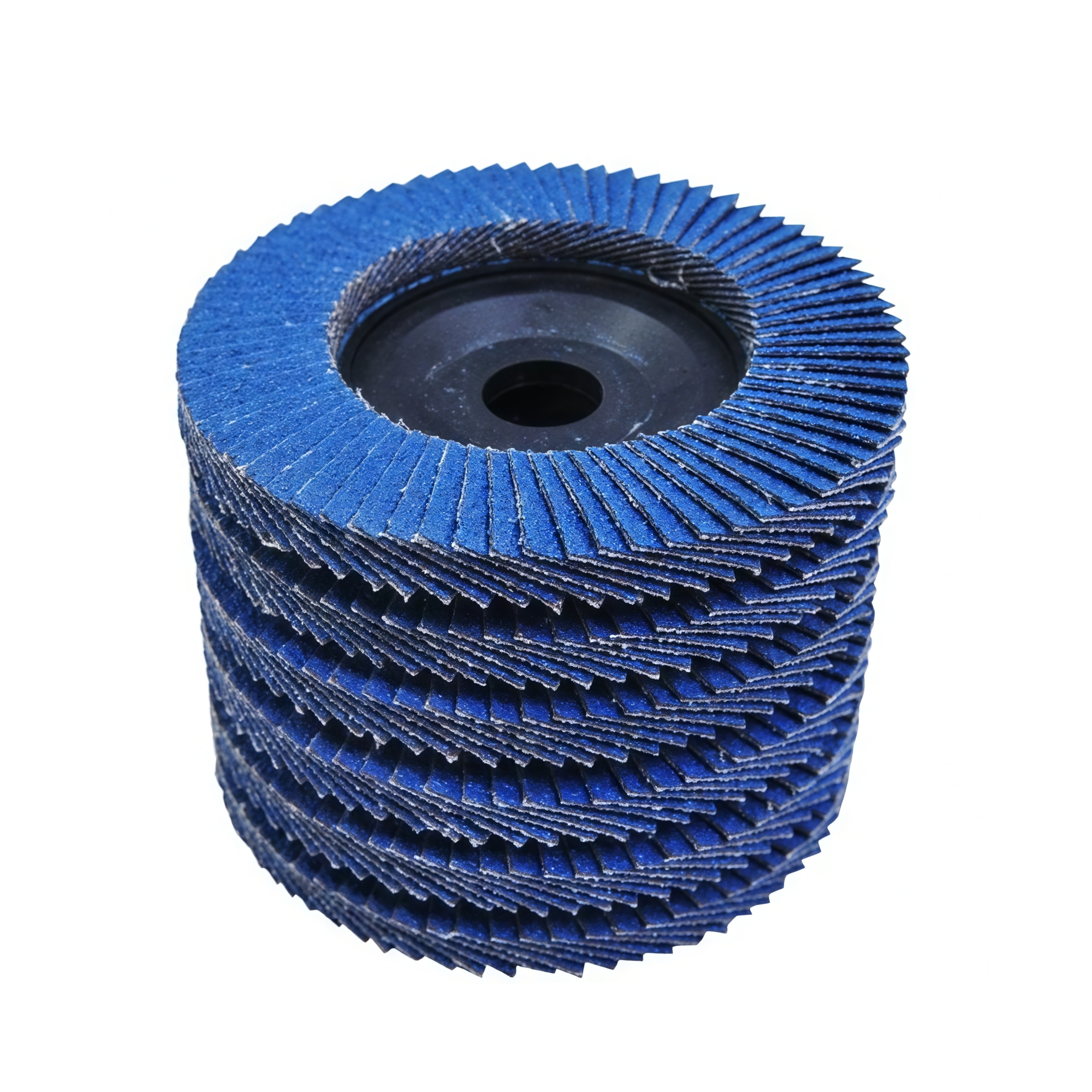 Blue Aluminum Oxide Flap Disc - Plastic Backing