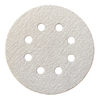 White Aluminum Oxide 8 Holes 125mm Velcro Sanding Disc