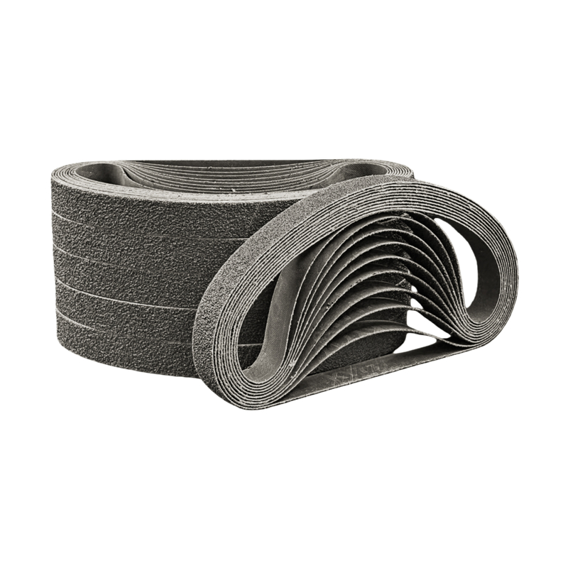 Black Silicon Carbide Sanding Belt 20 x 520 mm