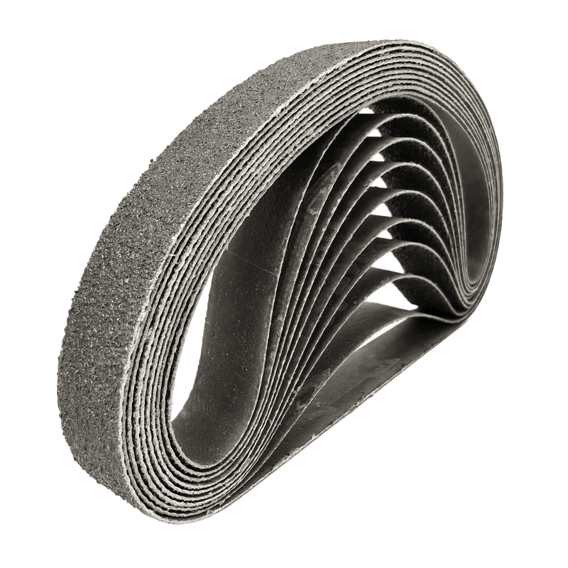 Black Silicon Carbide Sanding Belt 20 x 520 mm