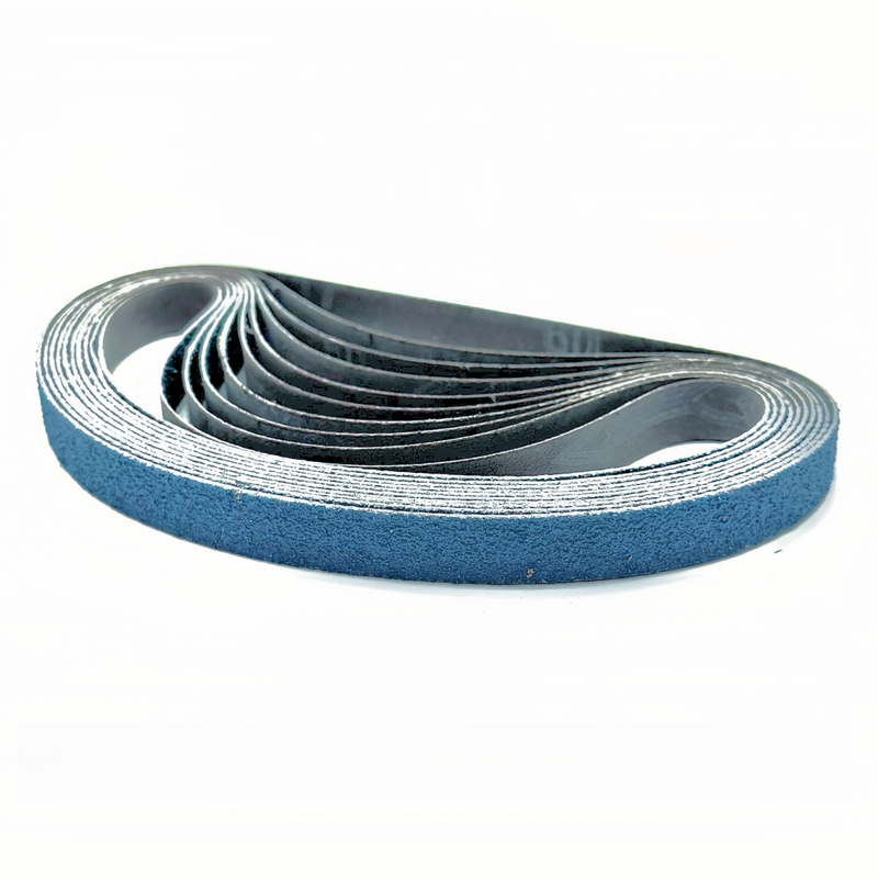 Blue Zirconia Corundum Sanding Belt 13 x 457 mm