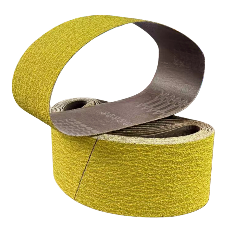Yellow Ceramic Sanding Belt 75 x 533 mm 