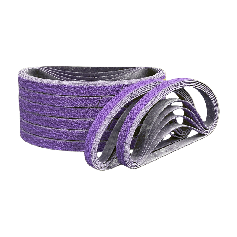 Purple Ceramic Abrasive Sanding Belt 10 X 330mm