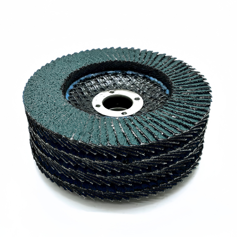 Blue Zirconia Flap Disc – Fiber Backing