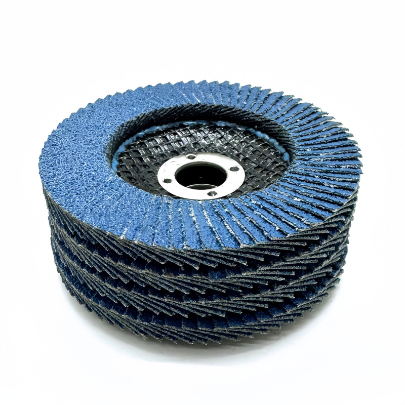 Blue Aluminum Oxide Flap Disc – Fiber Backing