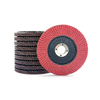 Red Aluminum Oxide Flap Disc – Fiber Backing