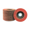 Red Ceramic Flap Disc – Fiber Backing