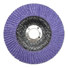 Purple Ceramic Flap Disc – Fiber Backing