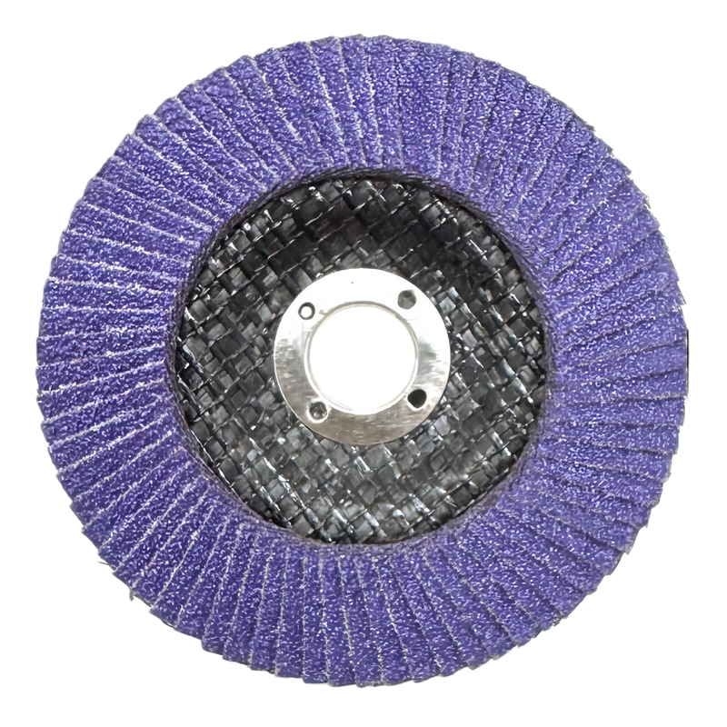 Purple Ceramic Flap Disc – Fiber Backing