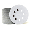 White Aluminum Oxide 8 Holes 125mm Velcro Sanding Disc