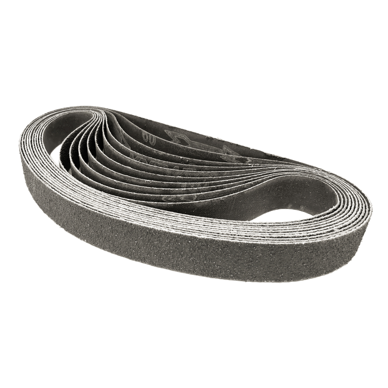 Black Silicon Carbide Sanding Belt 20 x 520 mm