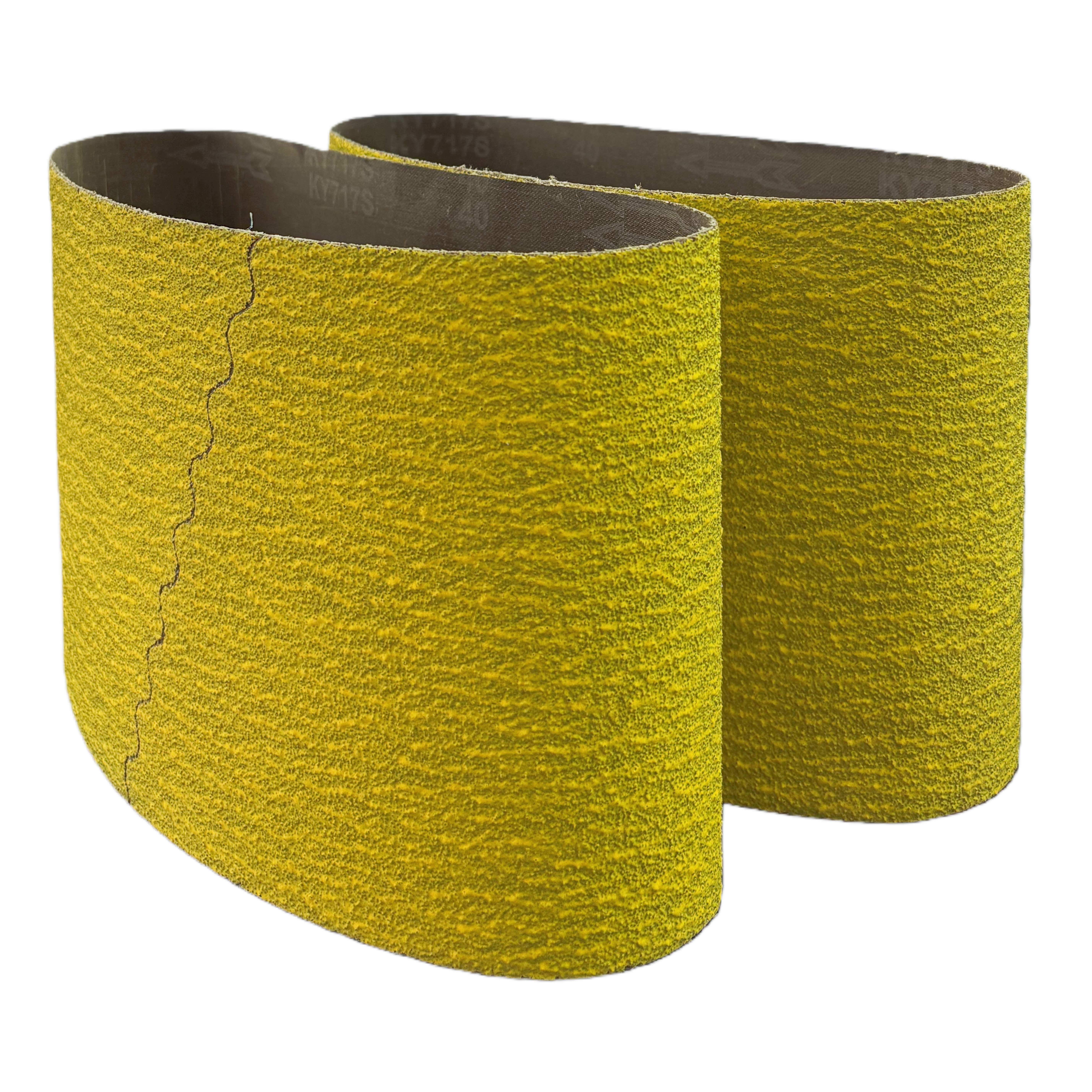 Yellow Ceramic Abrasive Sanding Belt 200 x 750 mm 