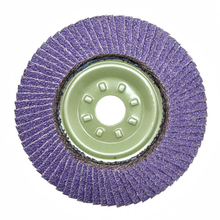 Purple Ceramic Flap Disc – Metal Backing 