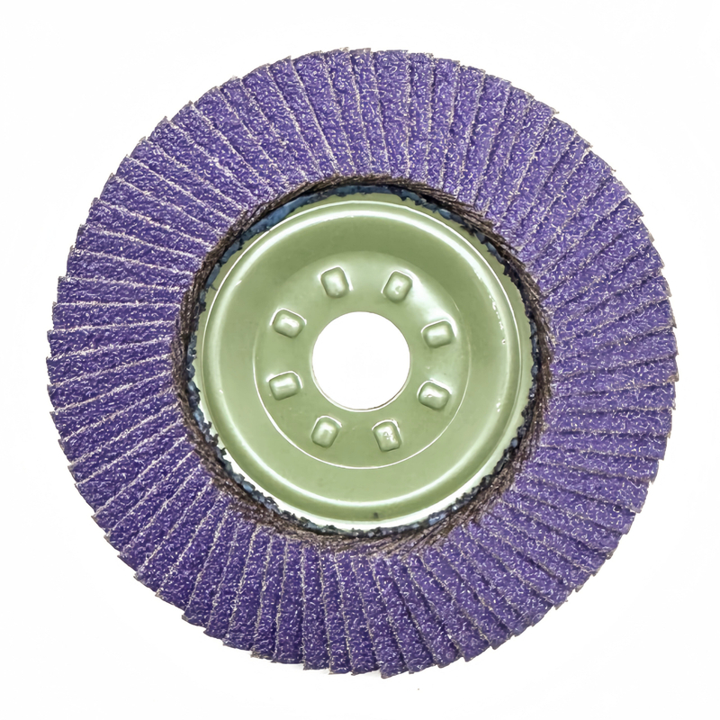 Purple Ceramic Flap Disc – Metal Backing 