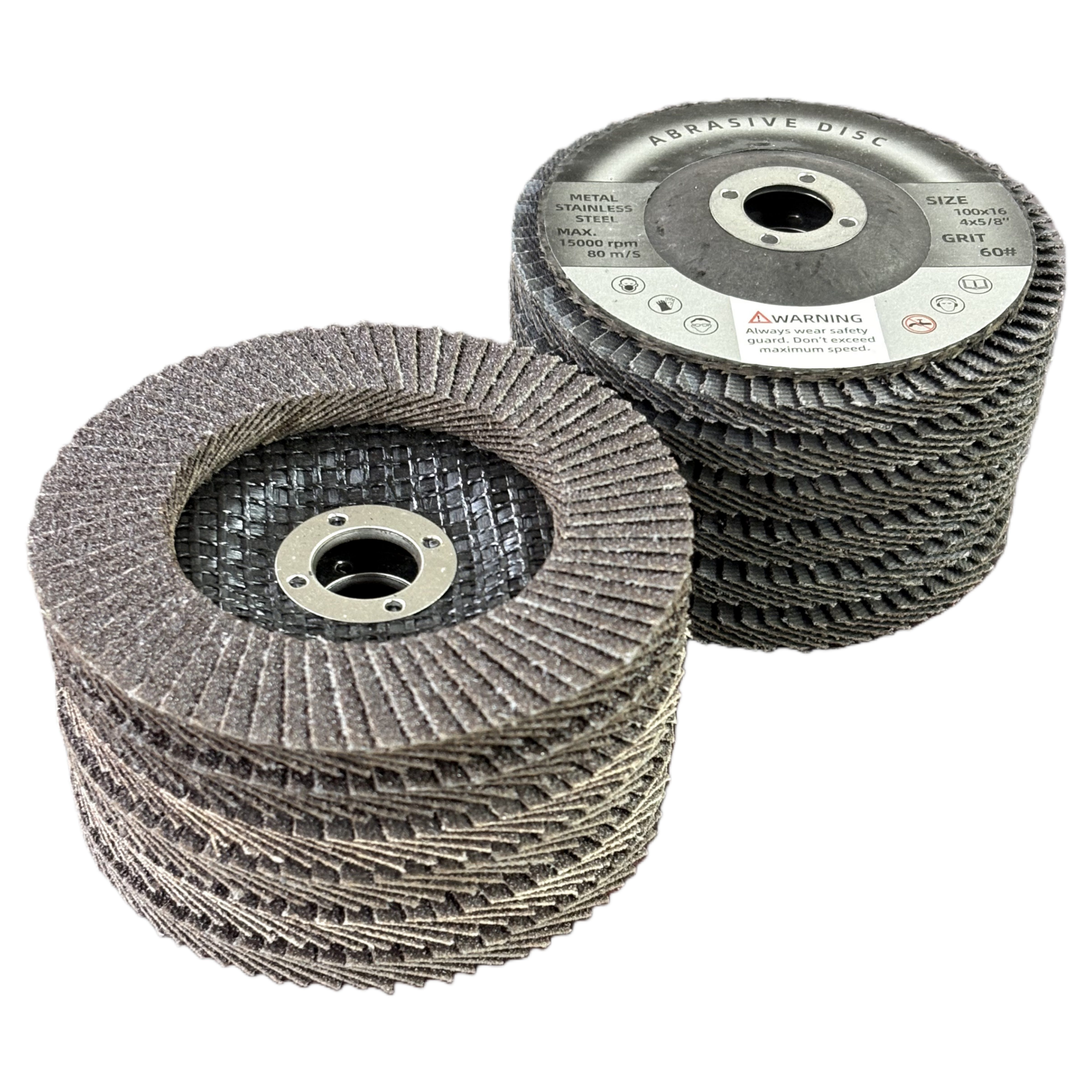 Brown Aluminum Oxide Flap Disc – Fiber Backing