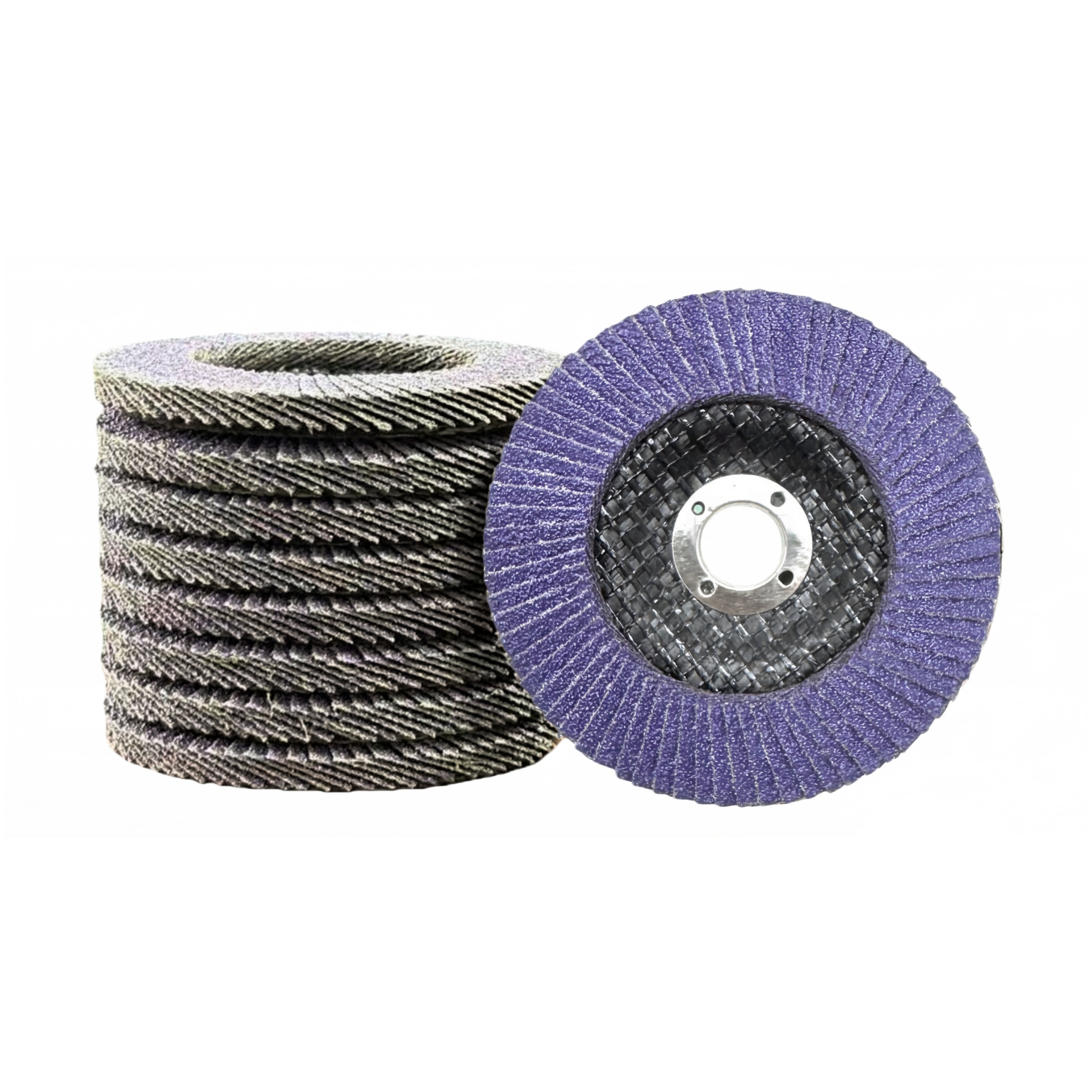 Purple Ceramic Flap Disc – Fiber Backing