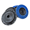 Blue Aluminum Oxide Flap Disc - Plastic Backing