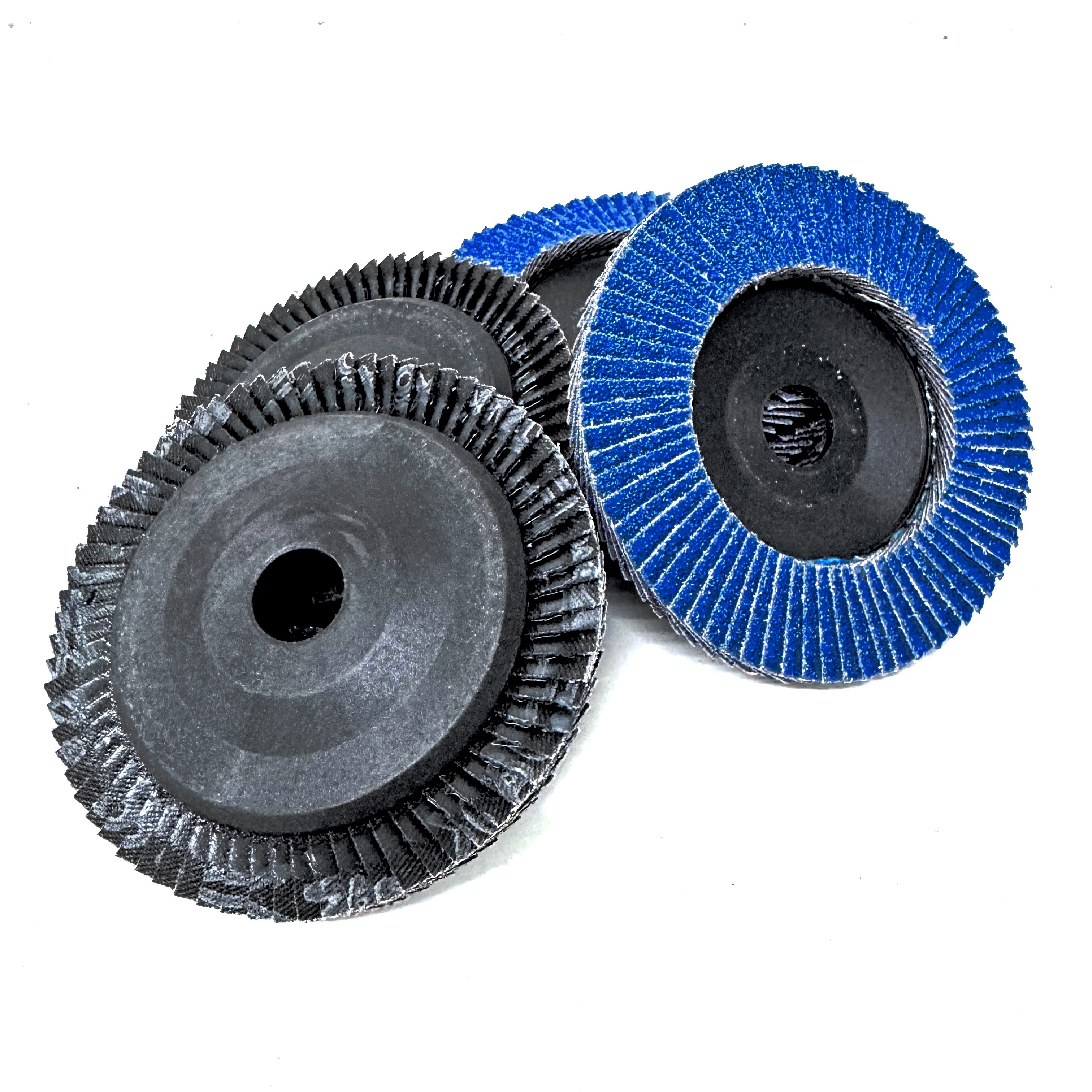 Blue Aluminum Oxide Flap Disc - Plastic Backing