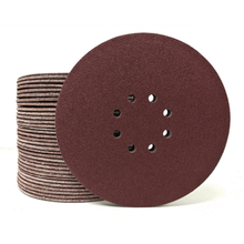 Red Aluminum Oxide 8 Holes 230mm Velcro Sanding Disc