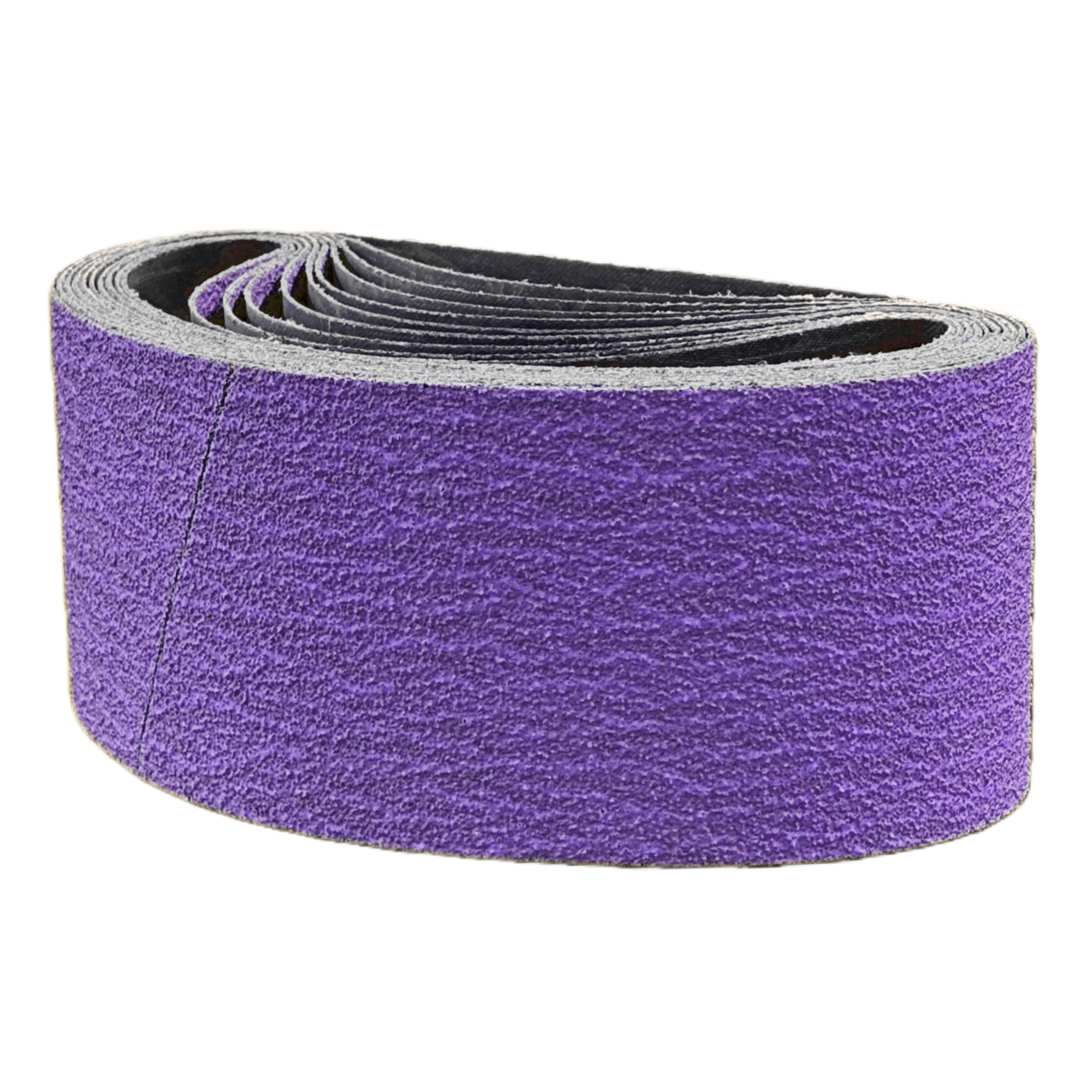 Purple Ceramic Abrasive Sanding Belt 75 x 533 mm